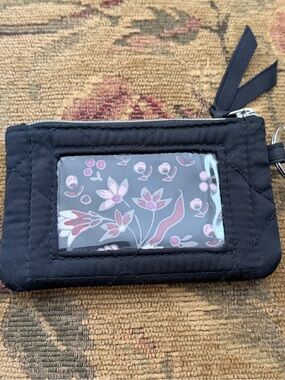 Vera Bradley Black Quilted Coin Purse
